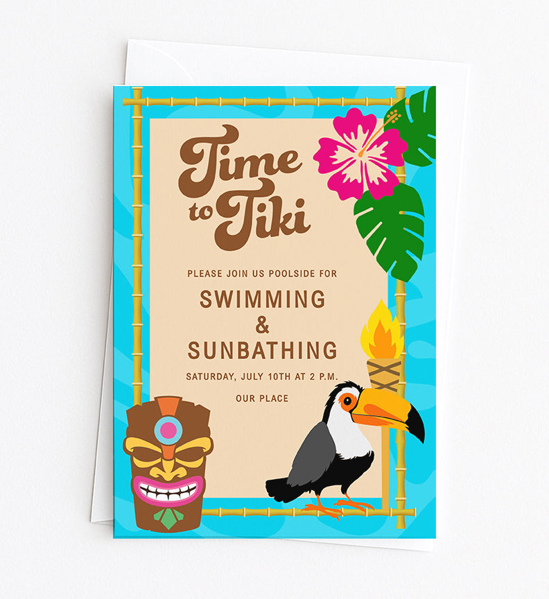 Personalized Summer Party Invitation Template