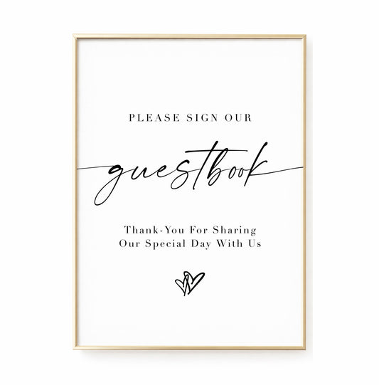 Guestbook Printable Sign