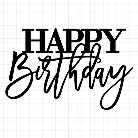 Happy Birthday PNG Illustration