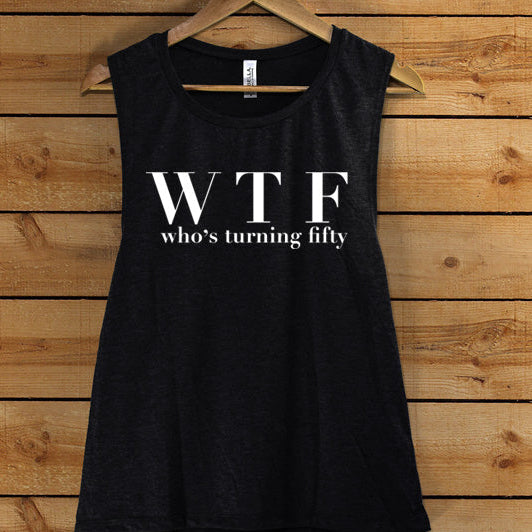 WTF Fifty Birthday PNG Sublimation Design