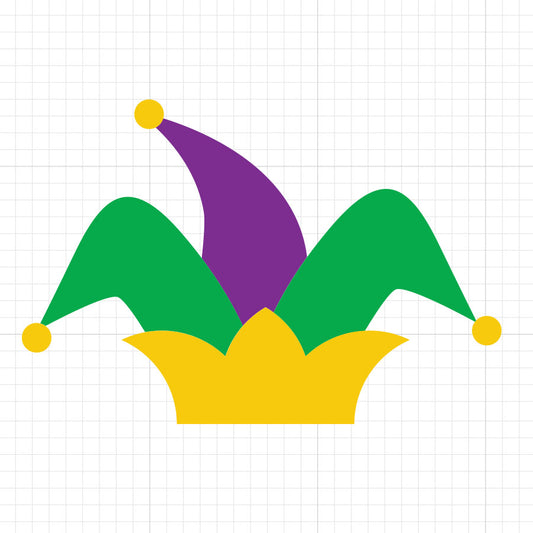 Jester Hat Mardi Gras PNG Illustration Design
