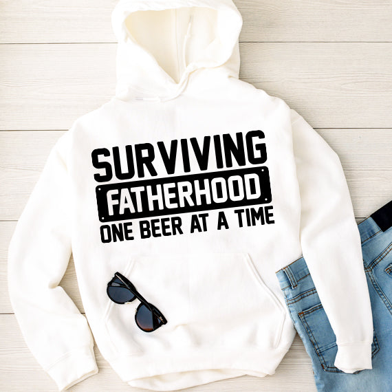 Surviving Fatherhood Fathers Day PNG Sublimation Design