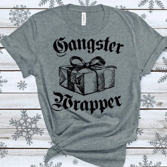 Gangster Wrapper Christmas PNG Sublimation Design