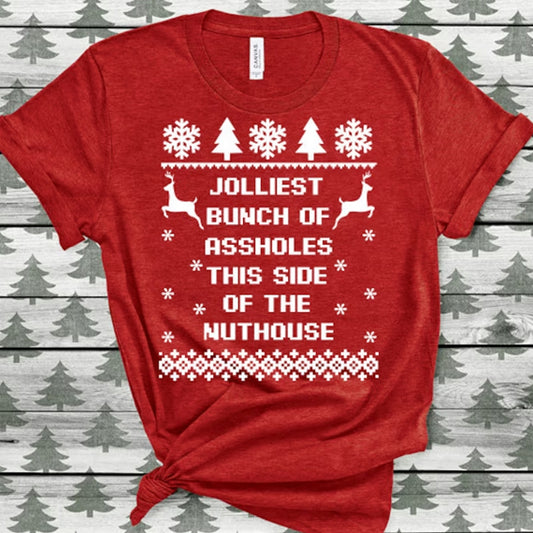 Jolliest Bunch Christmas PNG Sublimation Design