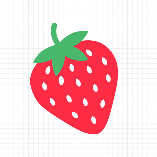 Strawberry Birthday PNG Illustration