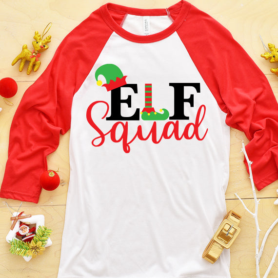Elf Squad Christmas PNG Sublimation Design
