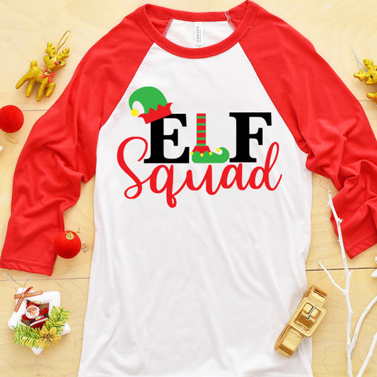 Elf Squad Christmas PNG Sublimation Design