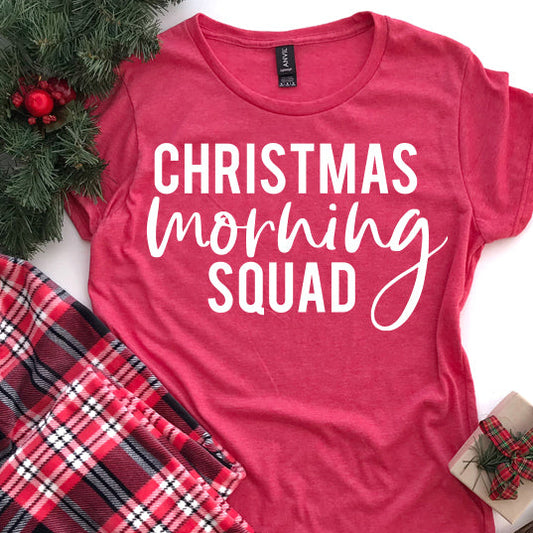 Christmas Morning Squad PNG Sublimation Design