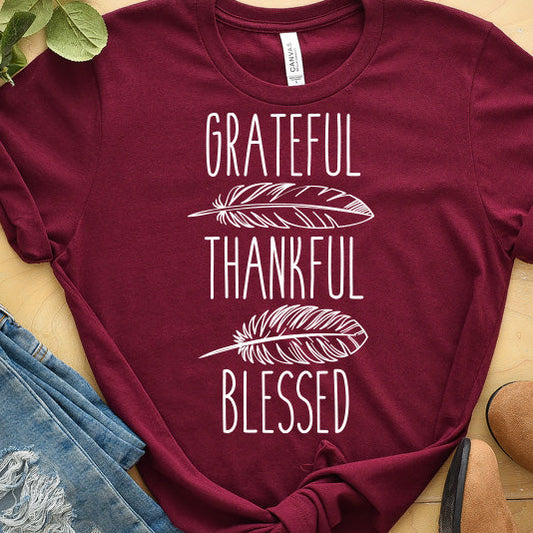 Grateful Thanksgiving PNG Sublimation Design