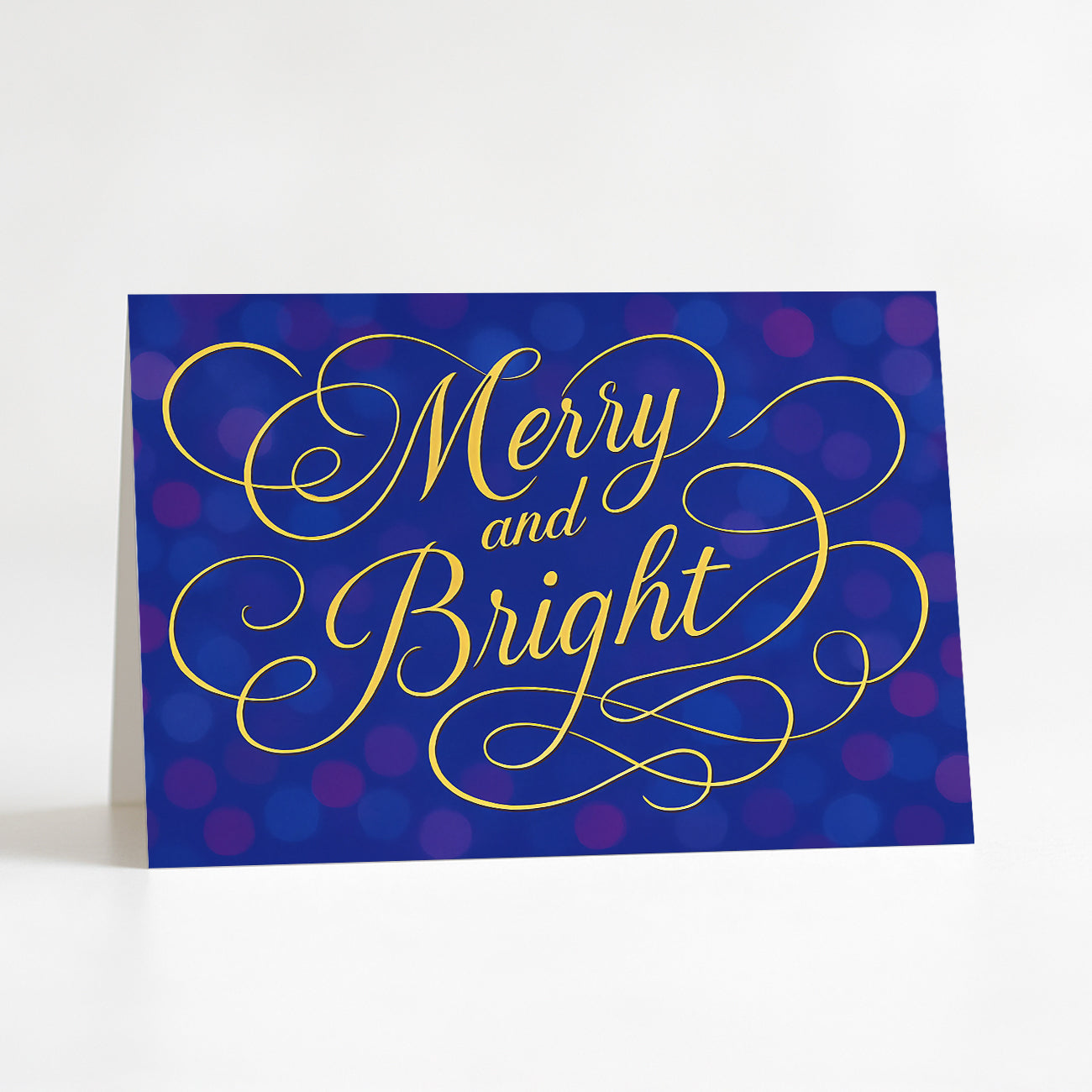 Bright Holiday Printable Christmas Greeting Card