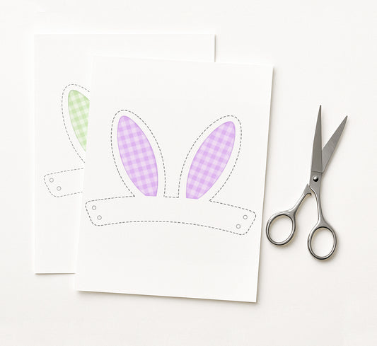 Easter Bunny Ear Headband Printable