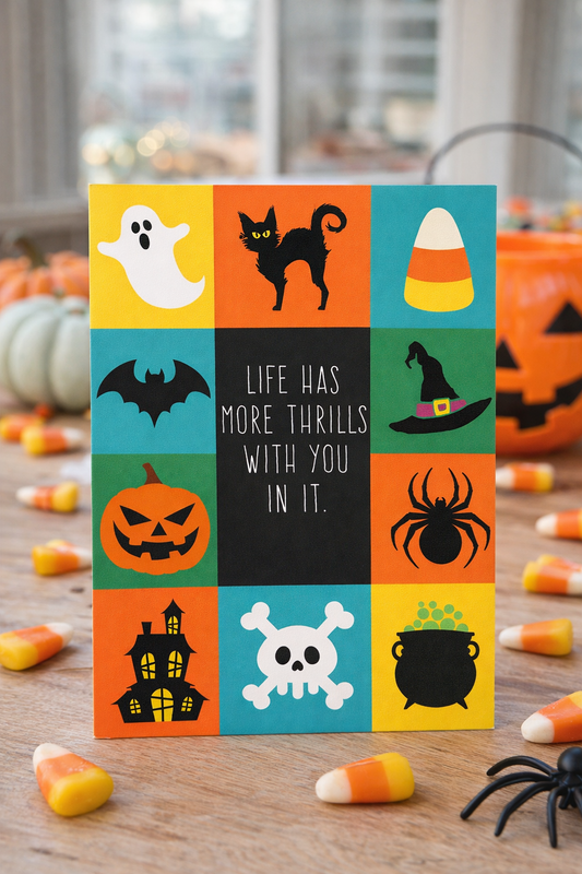Printable Halloween Greeting Card