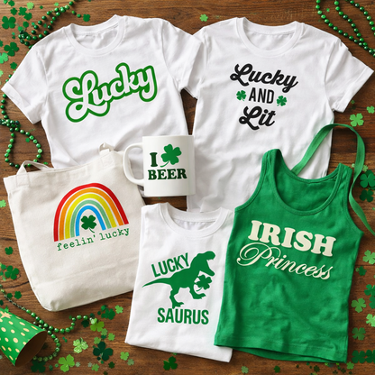 Lucky Charm Party Sublimation Decor Set