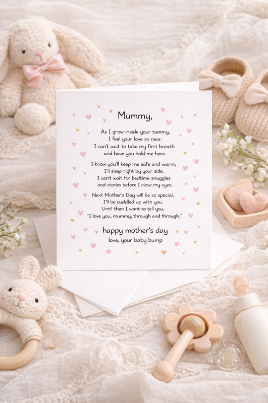 Mummy To Be Mothers Day Card Template