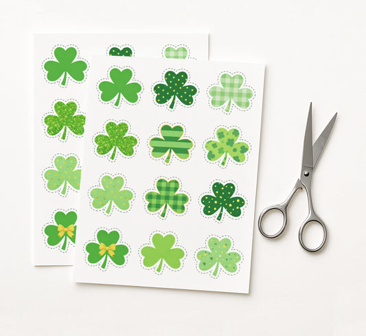 Shamrock Printable Cutouts