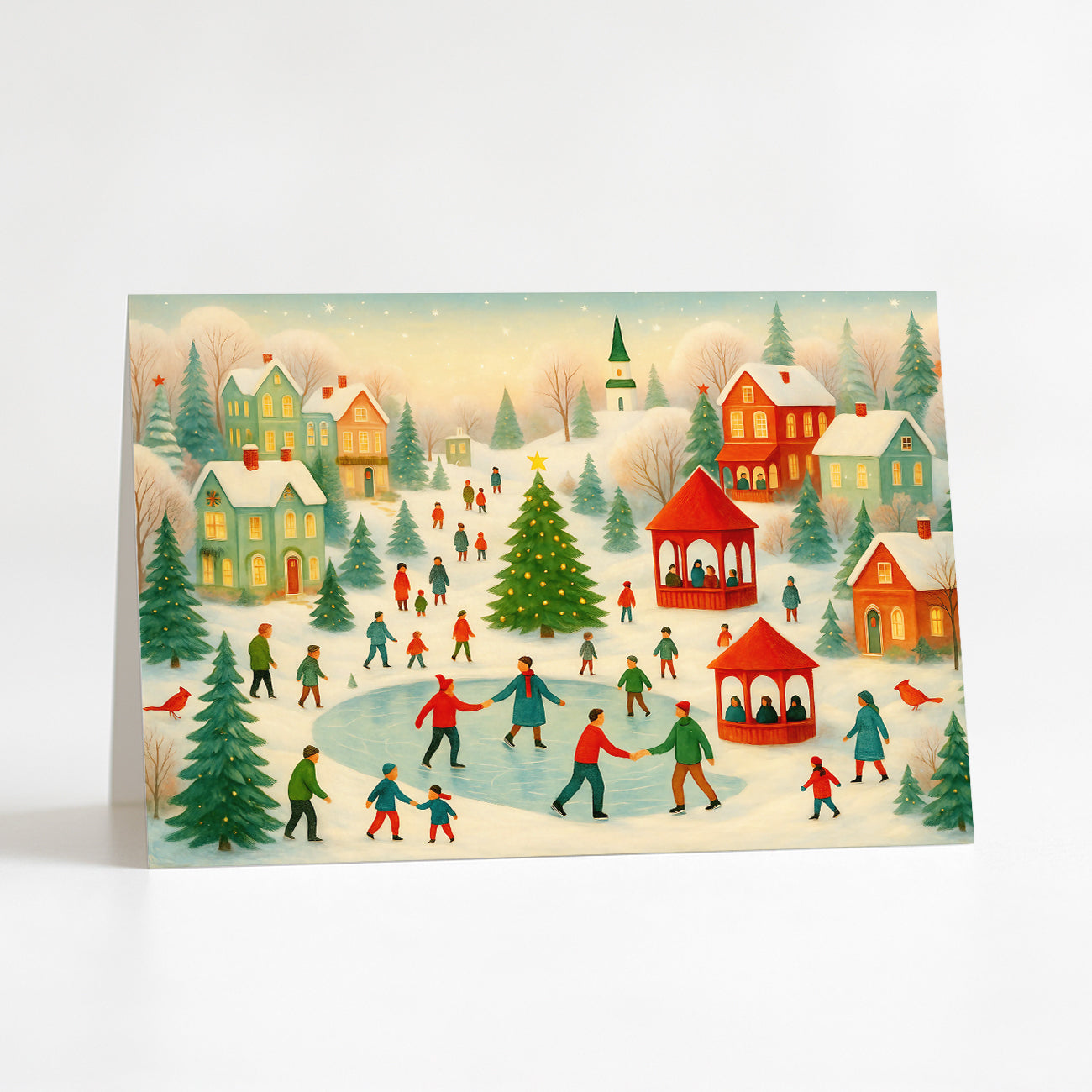 Winter Whimsy Printable Christmas Greeting Card