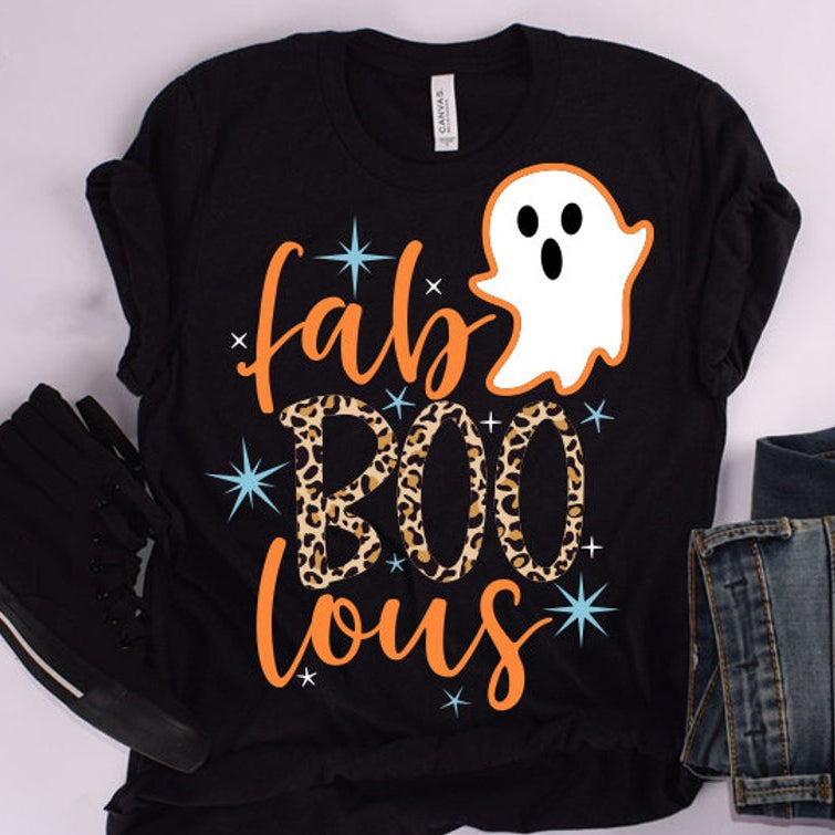 Fab Boo Lous Halloween PNG Sublimation Design