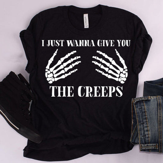 I Just Wanna Give You The Creeps Halloween PNG Sublimation Design